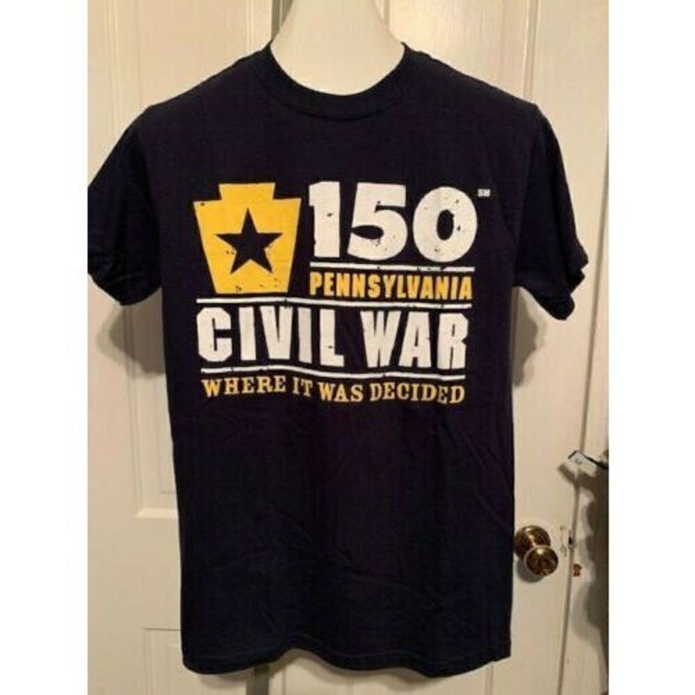 PENNSYLVANIA WHERE THE CIVIL WAR WAS DECIDED SIZE SMALL T-SHIRT **NEW**
